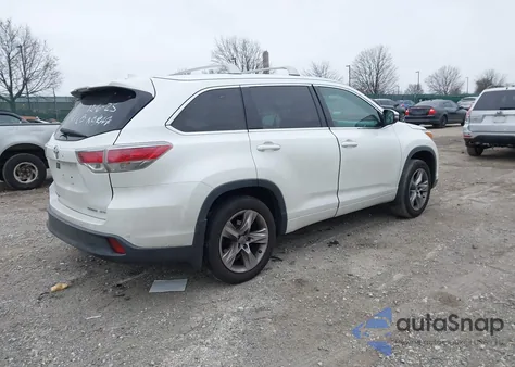 2014 Toyota Highlander Limited V6 from USA, damaged, VIN 5TDDKRFH3ES017795